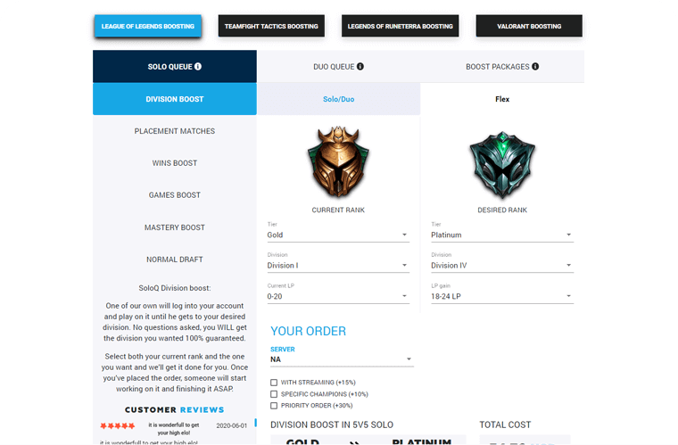 lol-eloboosting.com elo boosting and coaching services